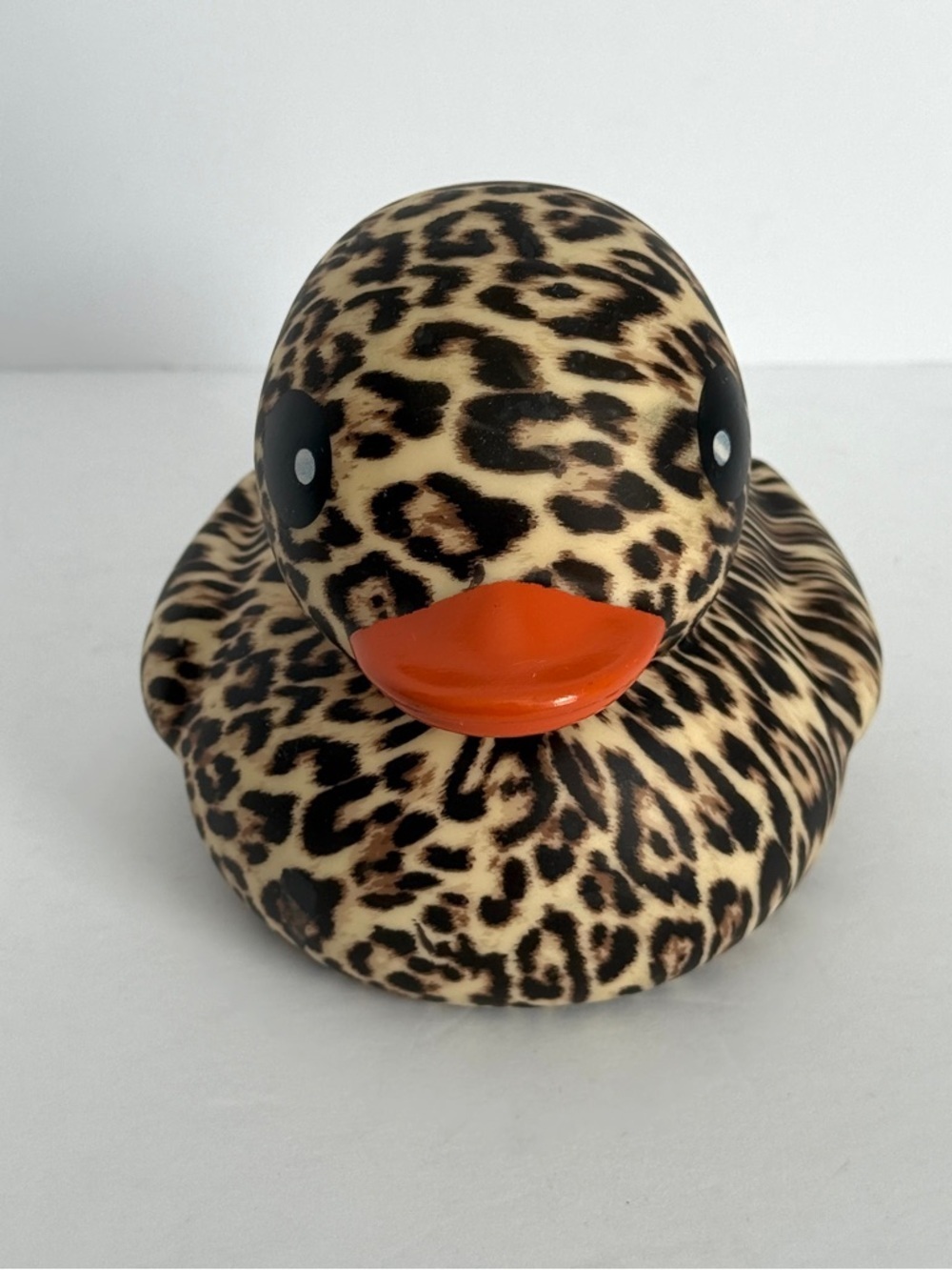 Leopard Rubber Duck Kids Toy - Floats in Water - Picture 1 of 8
